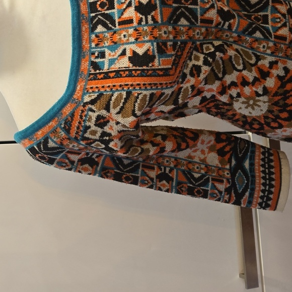 Flying Tomato Knit Stretch Dress Cream Black Size Medium - Picture 5 of 13